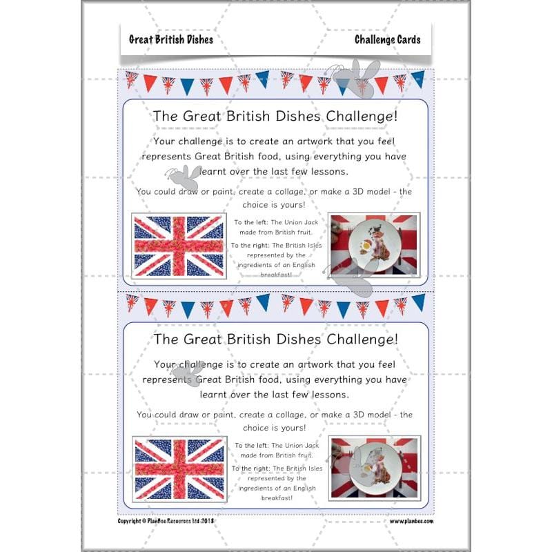 PlanBee Great British Dishes: KS2 DT scheme of work by PlanBee