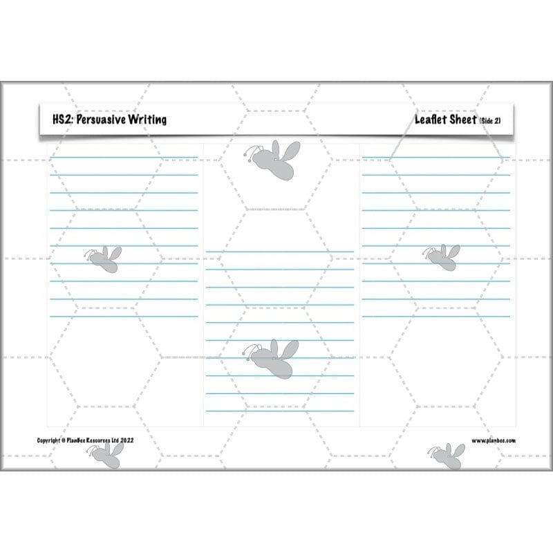 PlanBee HS2 Persuasive Writing KS2 English Planning Pack | PlanBee