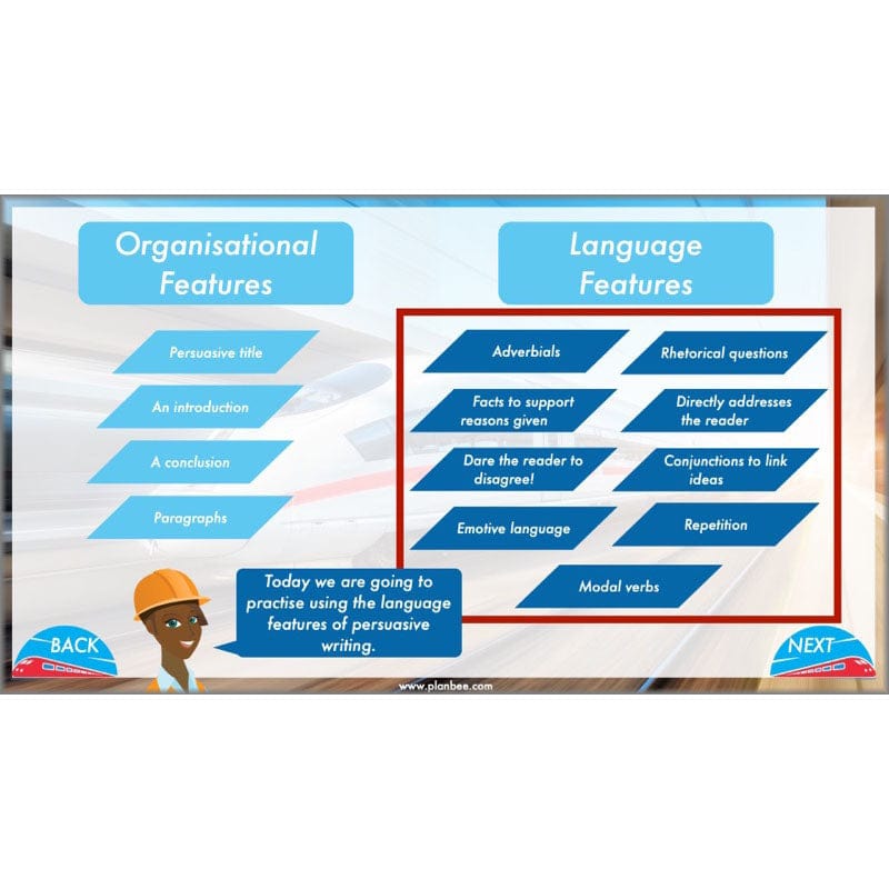 PlanBee HS2 Persuasive Writing KS2 English Planning Pack | PlanBee