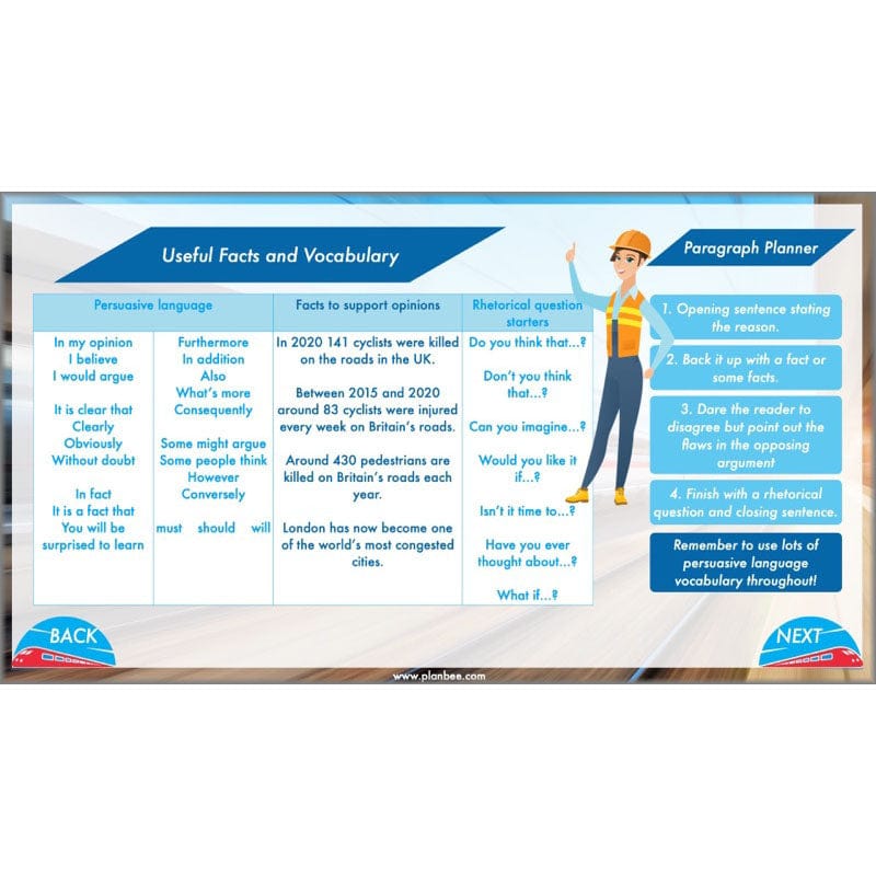 PlanBee HS2 Persuasive Writing KS2 English Planning Pack | PlanBee