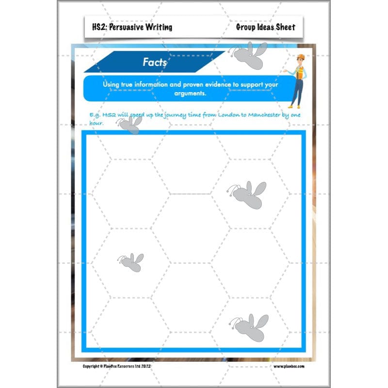 PlanBee HS2 Persuasive Writing KS2 English Planning Pack | PlanBee