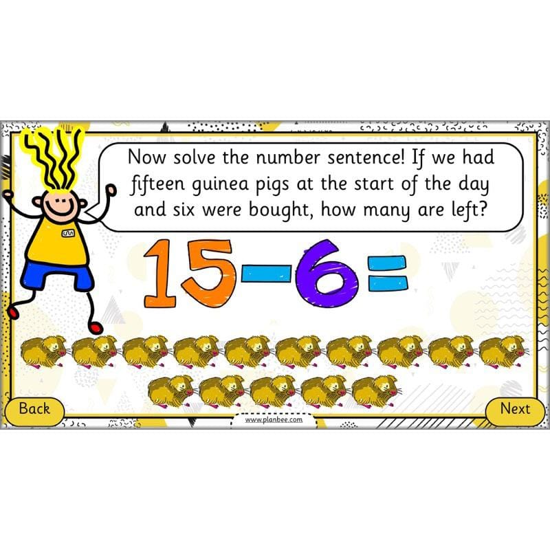 PlanBee How Can We Subtract Numbers? Maths scheme of work for Year 2