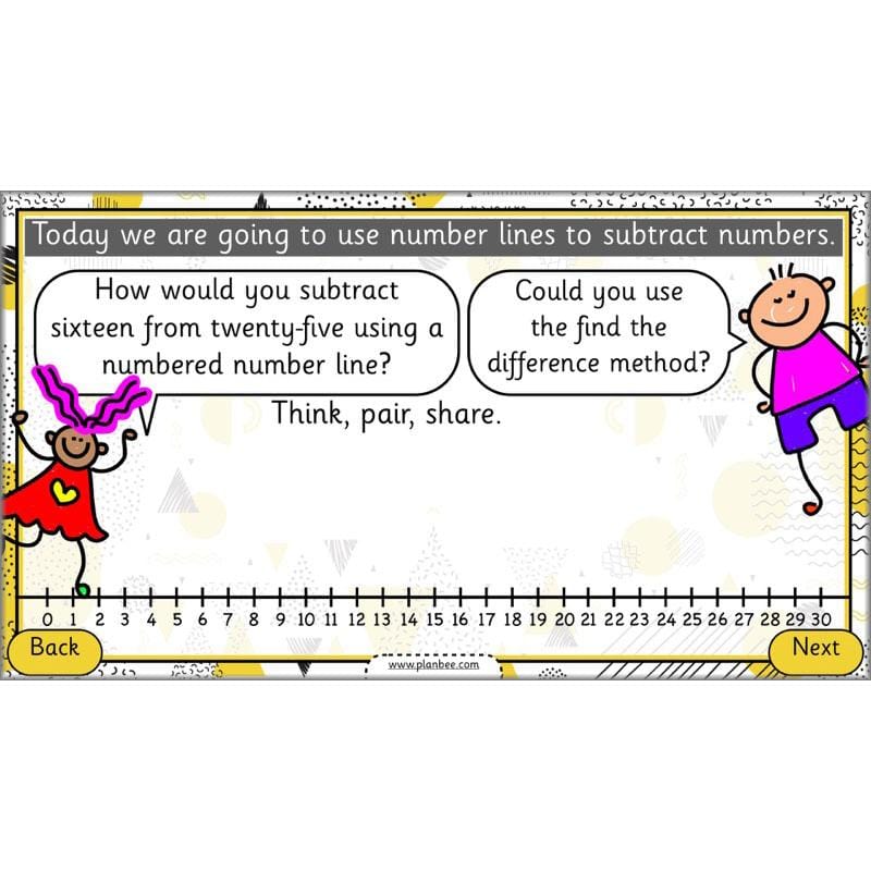 PlanBee How Can We Subtract Numbers? Maths scheme of work for Year 2
