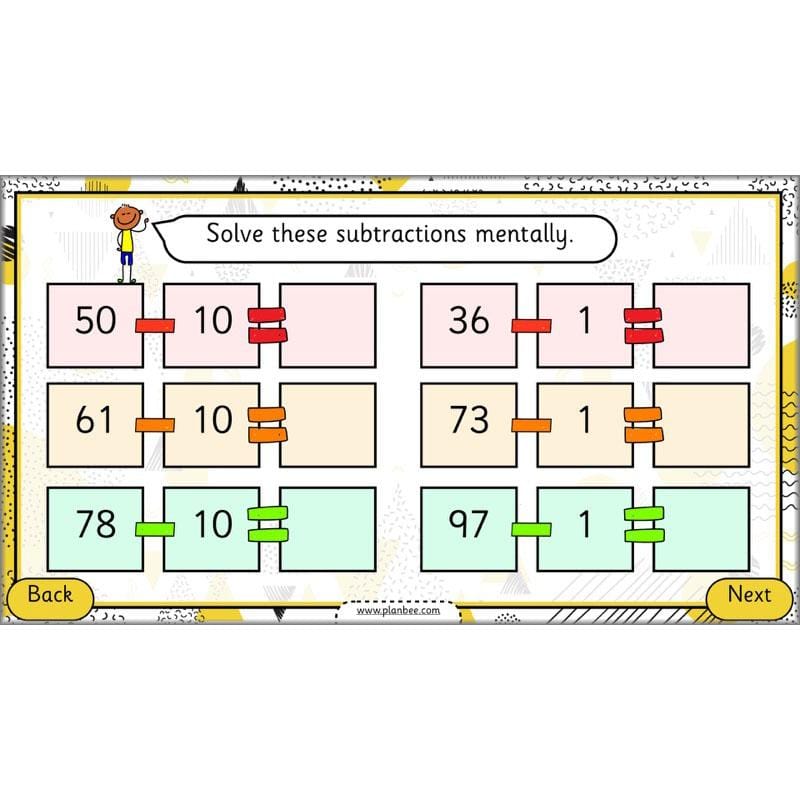 PlanBee How Can We Subtract Numbers? Maths scheme of work for Year 2