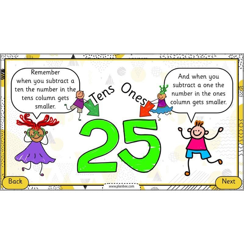 PlanBee How Can We Subtract Numbers? Maths scheme of work for Year 2