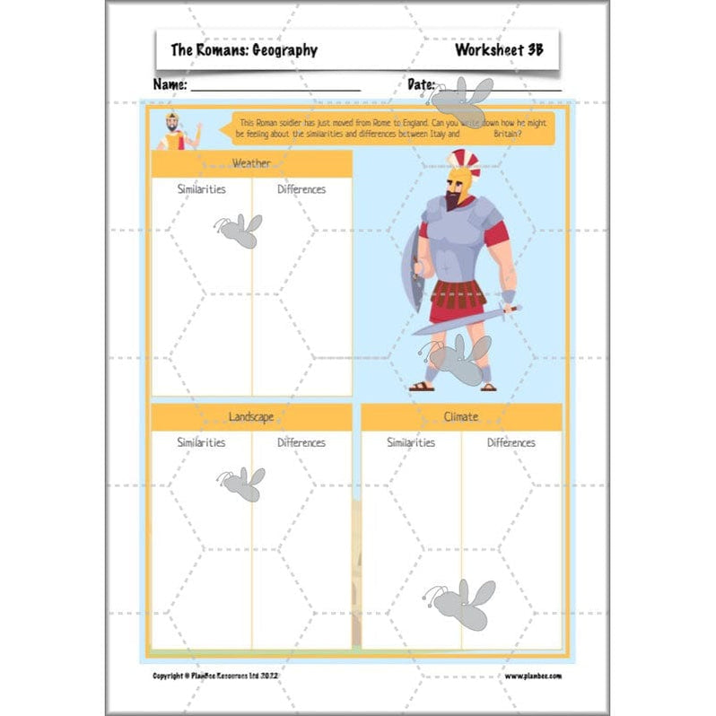 romans homework grid year 3