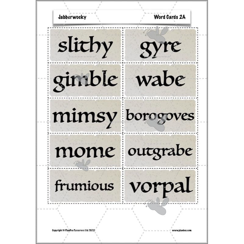 PlanBee Jabberwocky Planning KS2 | Year 5 Poetry | PlanBee