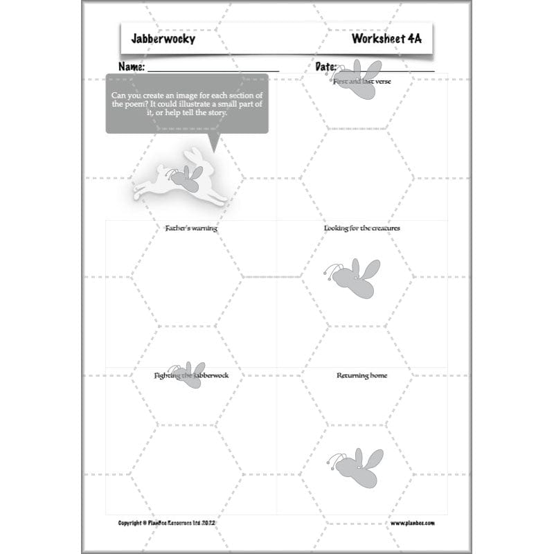 PlanBee Jabberwocky Planning KS2 | Year 5 Poetry | PlanBee