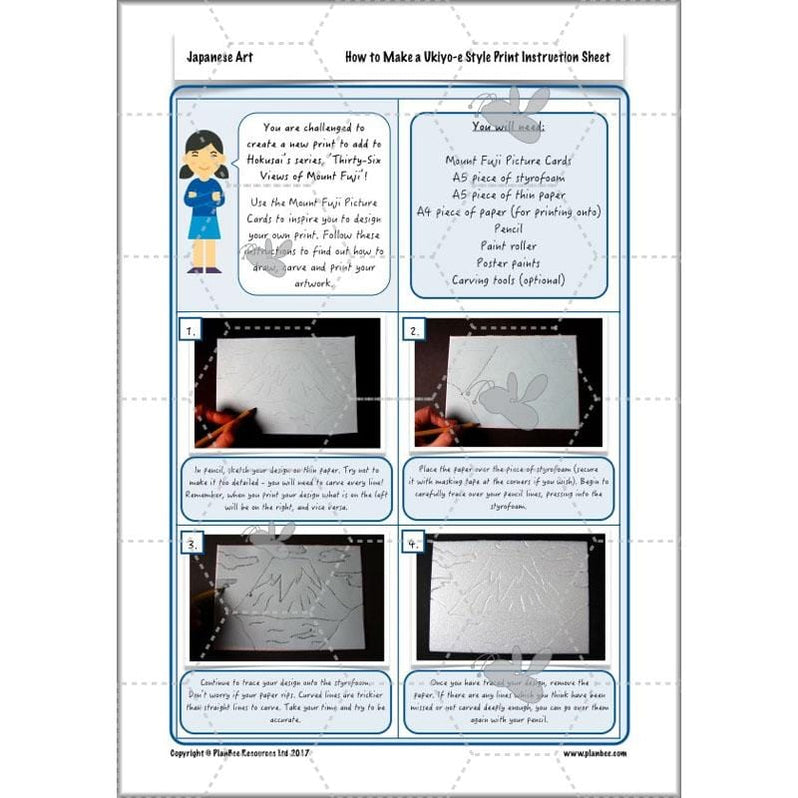 Japanese Art Lessons for KS2 Year 5/6 by PlanBee