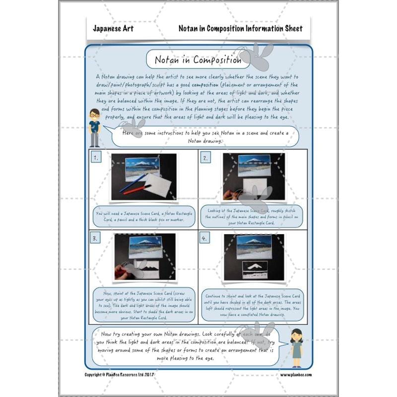 PlanBee Japanese Art for kids: PlanBee Art Lessons for UKS2