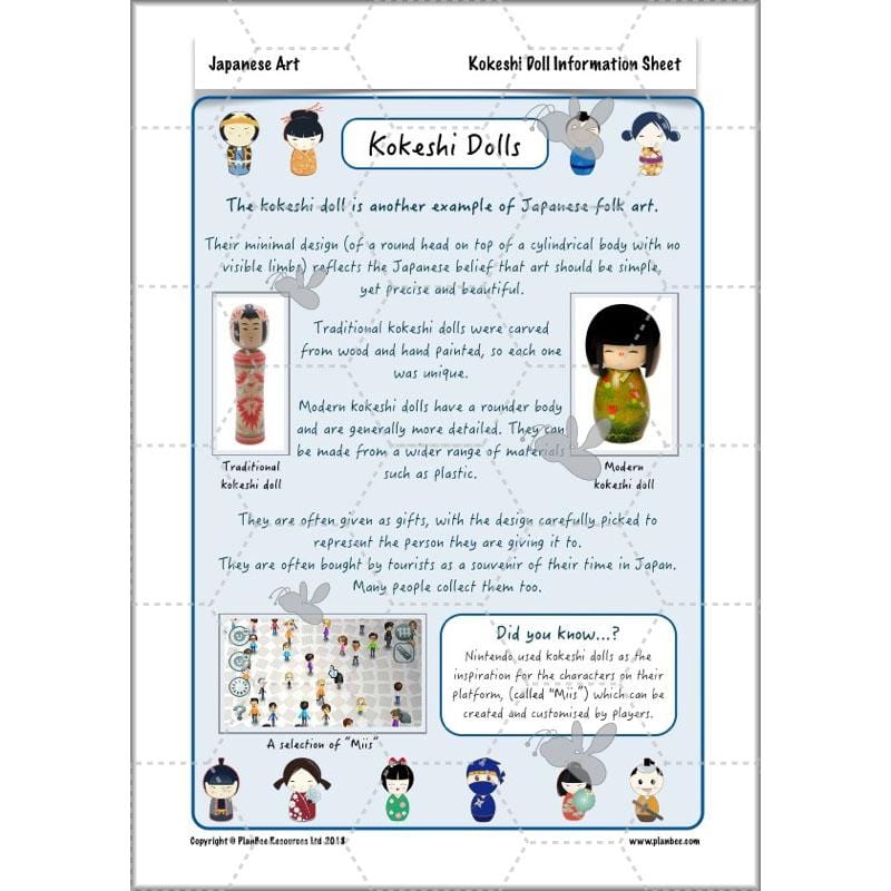 PlanBee Japanese Art for kids: PlanBee Art Lessons for UKS2
