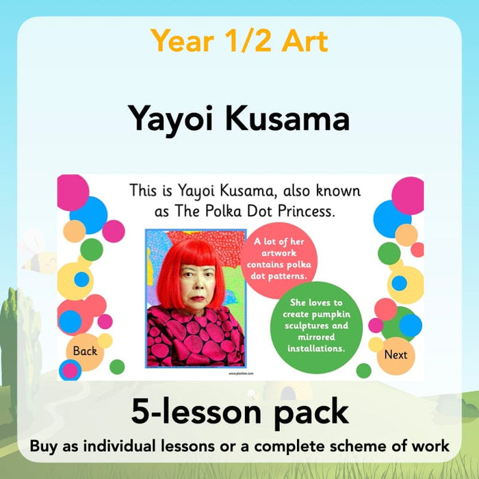 PlanBee Yayoi Kusama Lesson Plan - Famous Artists KS1
