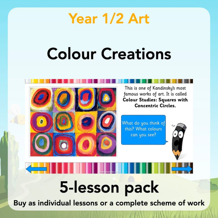 PlanBee Colour Creations Colour Mixing KS1 Art Planning by PlanBee
