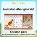 PlanBee KS1 Aboriginal Art Lesson plan and resources by PlanBee