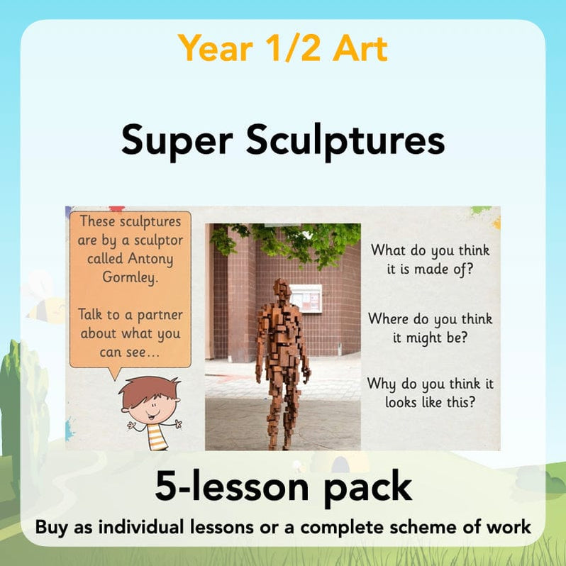 Super Sculptures KS1 Art Lessons by PlanBee
