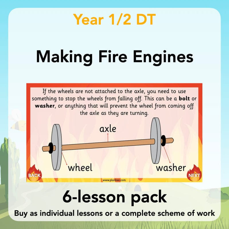 How to Make a Fire Engine | KS1 DT lessons by PlanBee