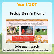 PlanBee Teddy Bears Picnic Ideas and DT Lessons by PlanBee
