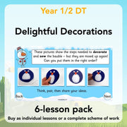 PlanBee Delightful Decorations KS1 DT Lessons by PlanBee