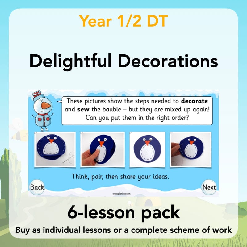 PlanBee Delightful Decorations KS1 DT Lessons by PlanBee