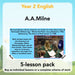 PlanBee A A Milne Poems | Year 2 Poetry Planning by PlanBee