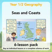 PlanBee At The Seaside KS1 Geography Lessons by PlanBee