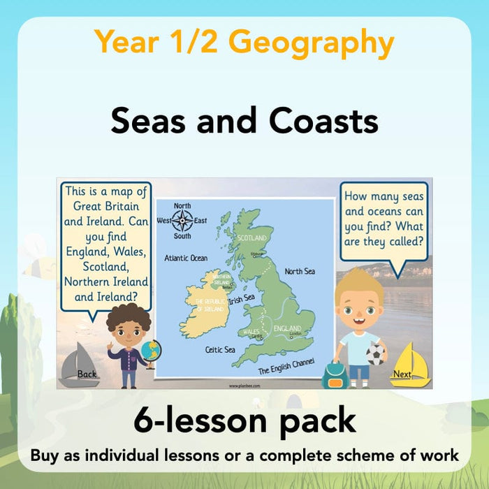 PlanBee At The Seaside KS1 Geography Lessons by PlanBee