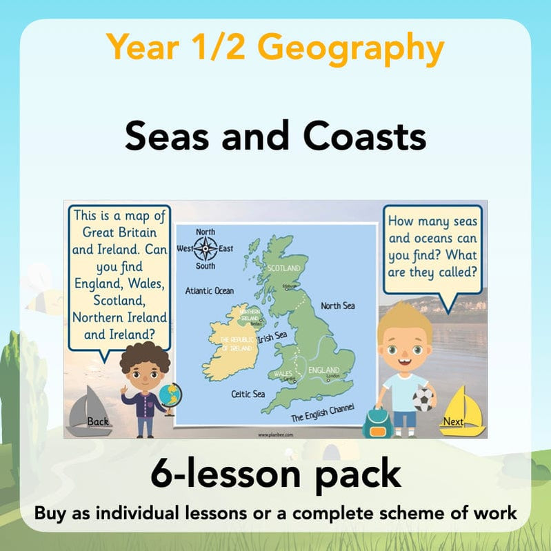 Geography Skills and Fieldwork for KS1 and KS2 by PlanBee