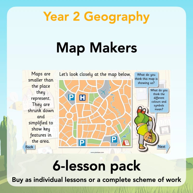Ks2 Map Example Map Makers | Maps KS1 Year 2 Geography | PlanBee