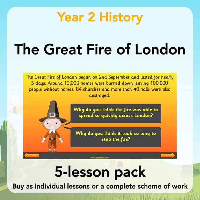 PlanBee Great Fire of London Year 2 Planning | KS1 History | PlanBee