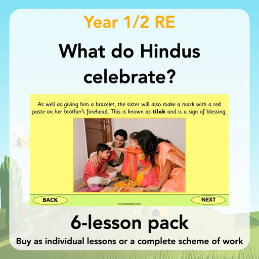 PlanBee What do Hindus Celebrate? Hindu Celebrations KS1 RE PlanBee