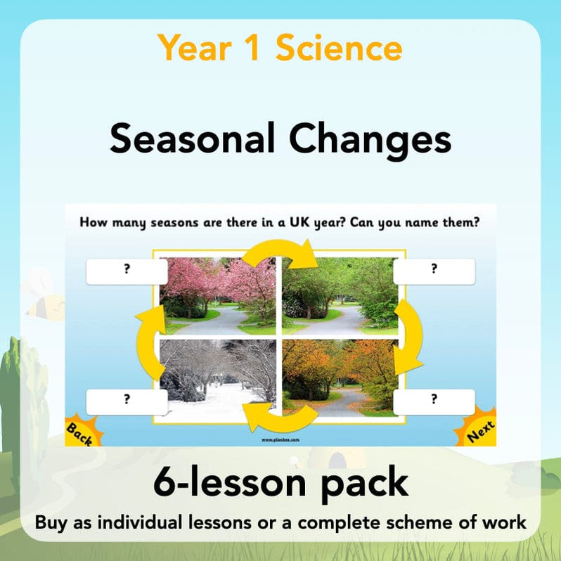 Seasonal Changes Year 1 Science Lesson Plans for KS1 — PlanBee