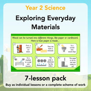 PlanBee Year 2 Materials | Exploring Everyday Materials | KS1 Science PlanBee