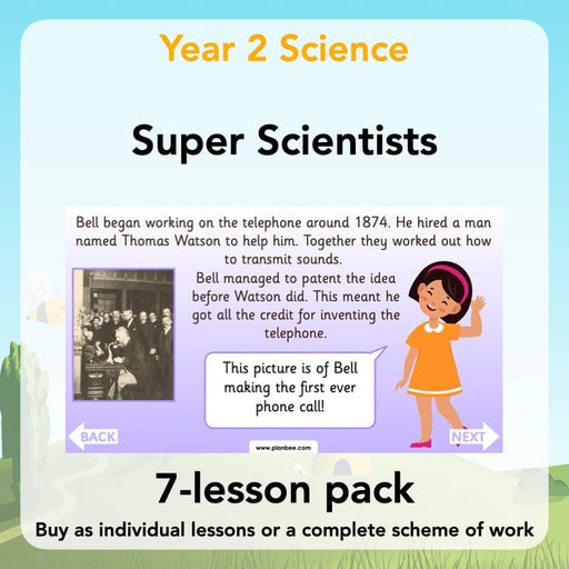 PlanBee Super Scientists Year 2 Working Scientifically | PlanBee