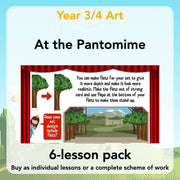 PlanBee Pantomime Ideas for KS2 Art Lessons by PlanBee