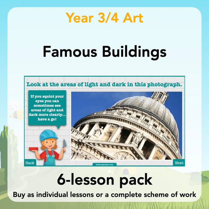 PlanBee KS2 Famous Buildings Art & Architecture Lessons by PlanBee 