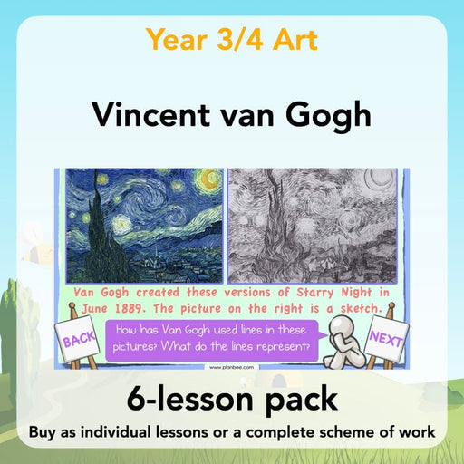 PlanBee Vincent van Gogh KS2 Art lessons by PlanBee