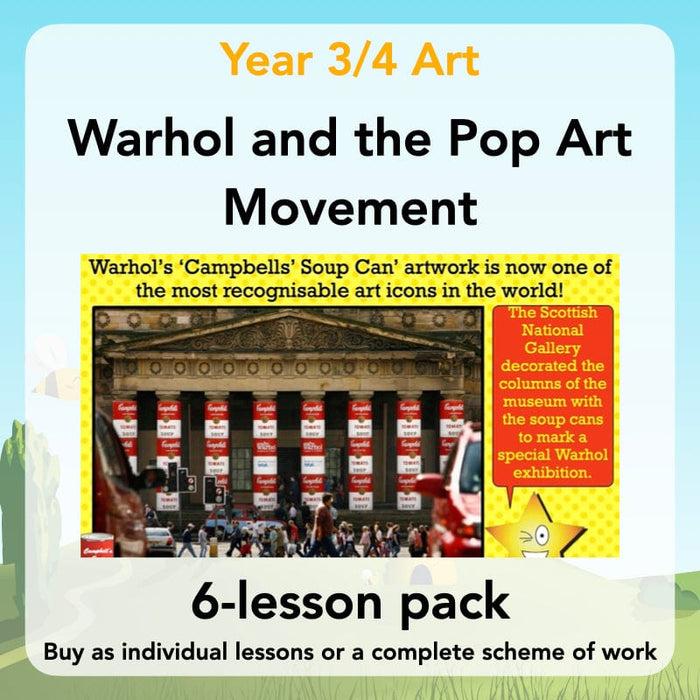 PlanBee Andy Warhol KS2 Art Lessons The Pop Art Movement | PlanBee