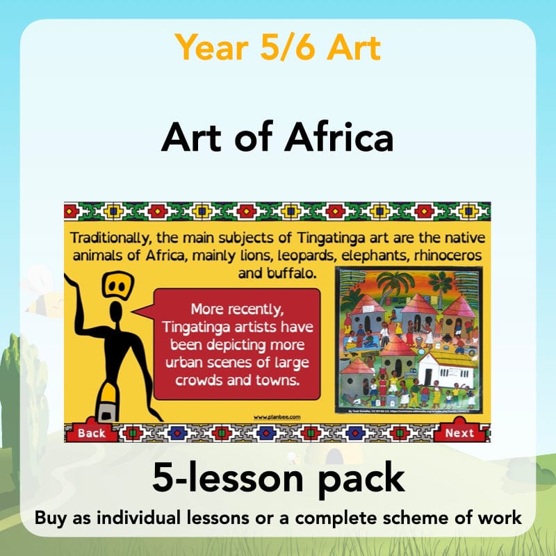 PlanBee African Art KS2 | Art of Africa Lesson by PlanBee