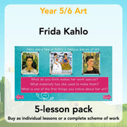 PlanBee KS2 Frida Kahlo for Kids Art Lesson Pack by PlanBee