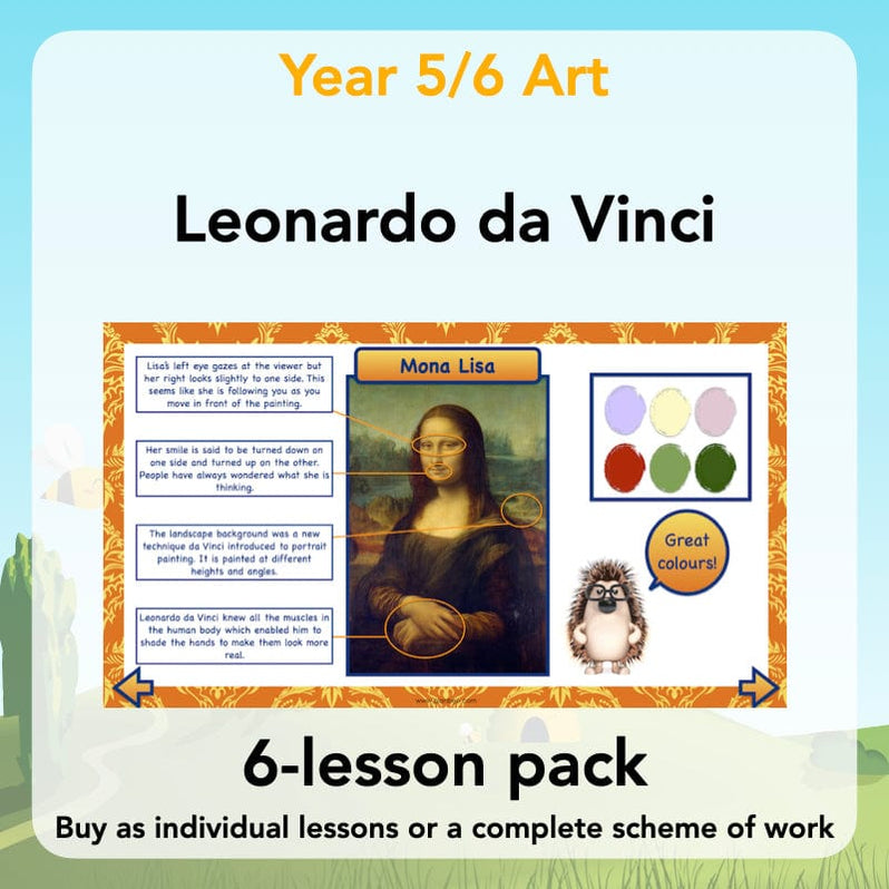 Leonardo da Vinci Art Lessons for KS2 by PlanBee