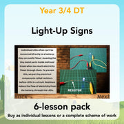 PlanBee Light-Up Signs: Circuits and Structures - KS2 DT Lesson Plans