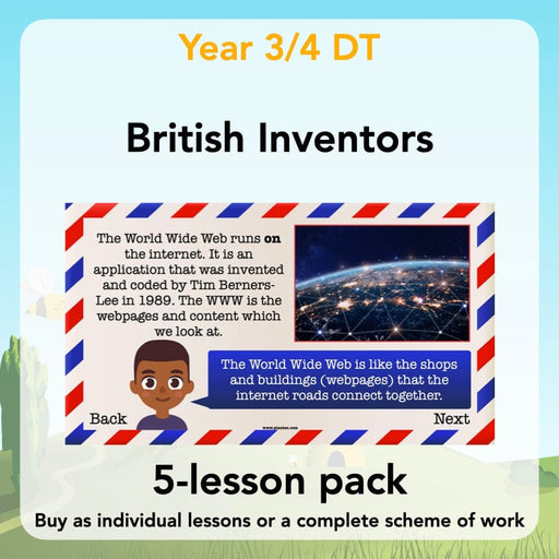 PlanBee British Inventors - British Inventions KS2 DT planning