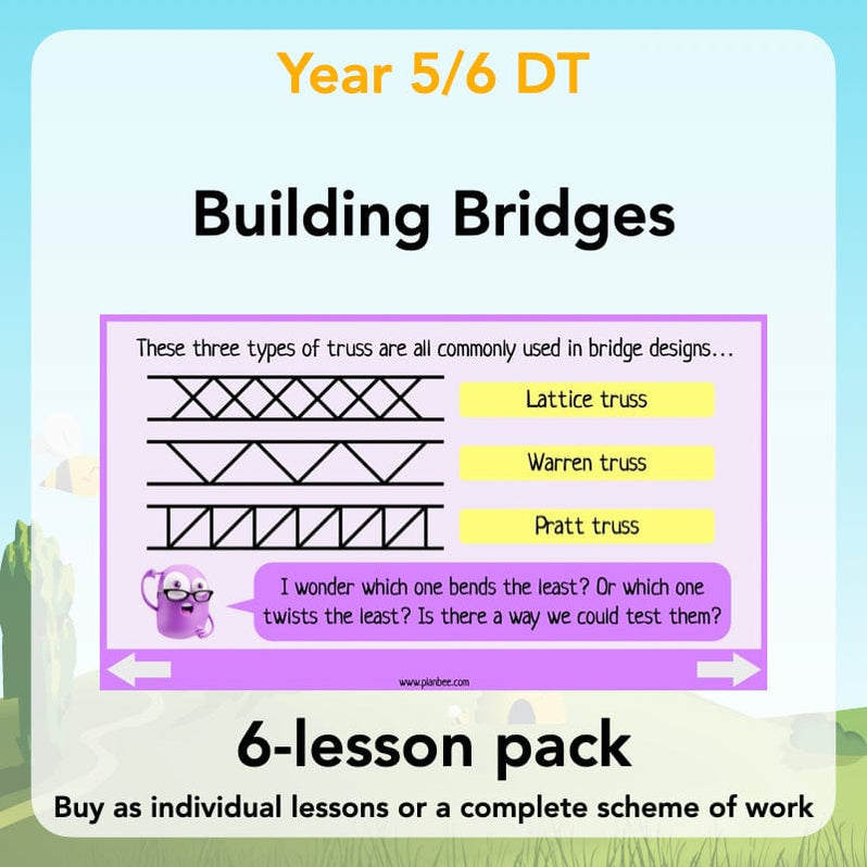 Building Bridges KS2 structures DT lessons by PlanBee