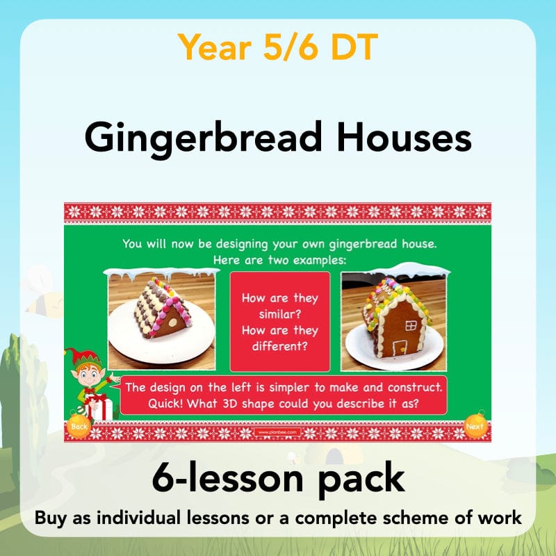 PlanBee Gingerbread Houses KS2 Christmas Cooking with Kids