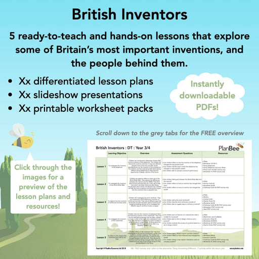 Dt Inventions DT Structures KS1 & KS2 Design and Technology by PlanBee