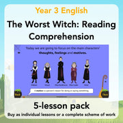 PlanBee The Worst Witch Characters English Pack by PlanBee