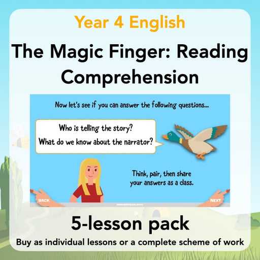PlanBee The Magic Finger Activities and Resources for Year 4 PlanBee