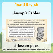 PlanBee Aesop's Fables KS2 English Lesson Plans by PlanBee
