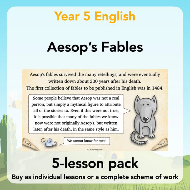 Aesop's Fables KS2 English Lesson Plans By PlanBee