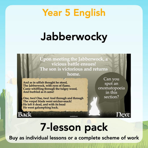 PlanBee Jabberwocky Planning KS2 | Year 5 Poetry | PlanBee